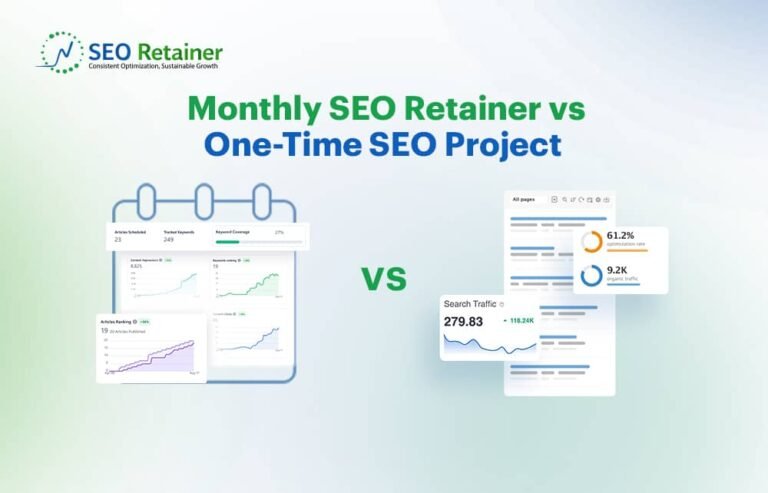 Monthly SEO Retainer vs One-Time SEO Project