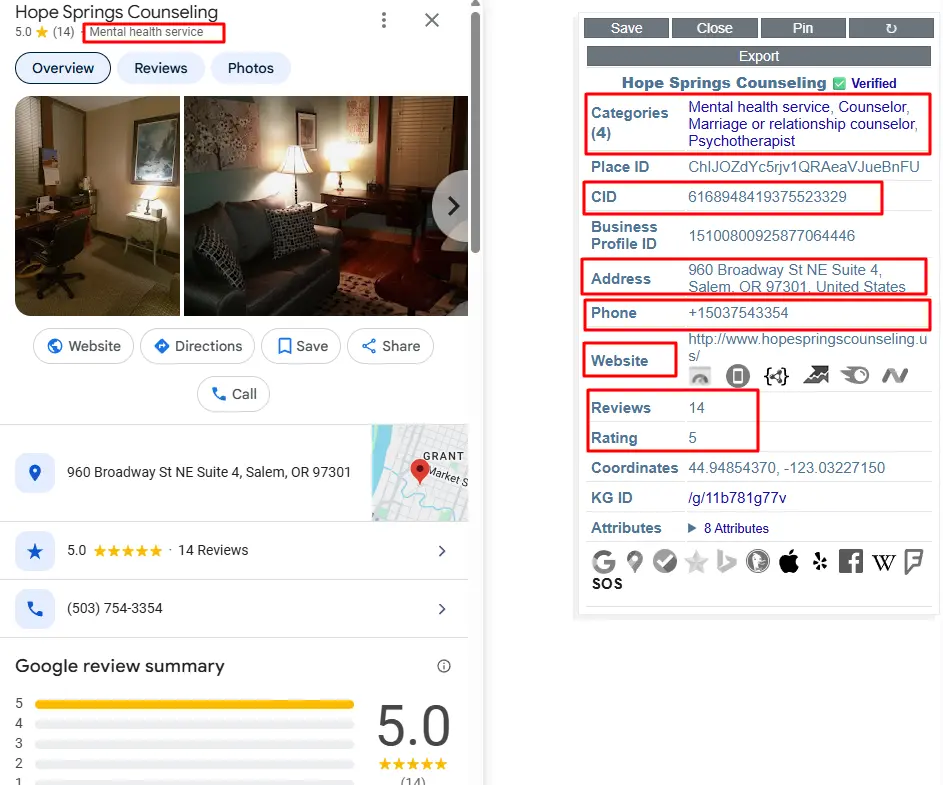 Google Business Profile Optimization for Therapists