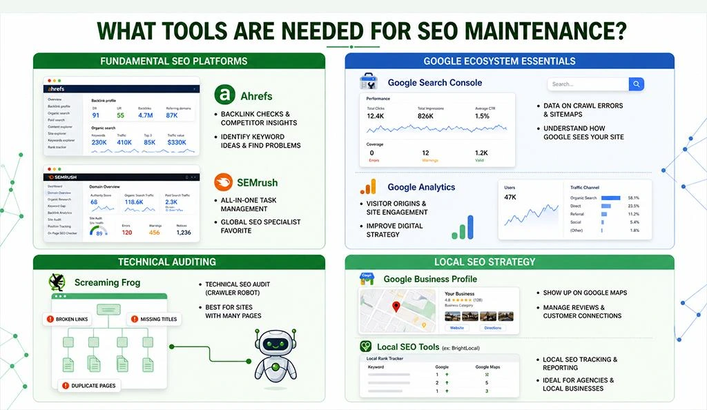 What Tools Are Needed for SEO Maintenance